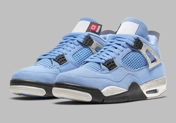 Air Jordan 4 Retro University Blue - Resim 3