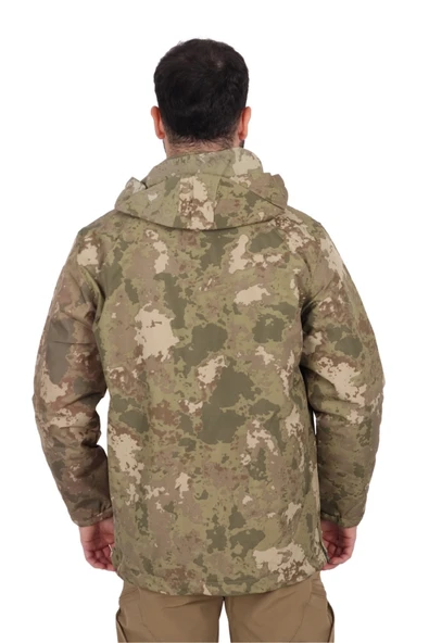 TSK kamuflajlı Tactical Softshell Mont - Resim 3
