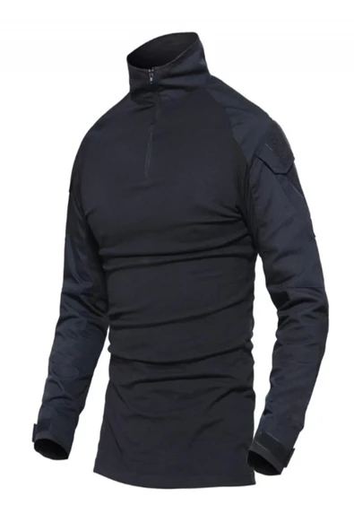 Avm Siyah Askeri Combat Tişört - Resim 2