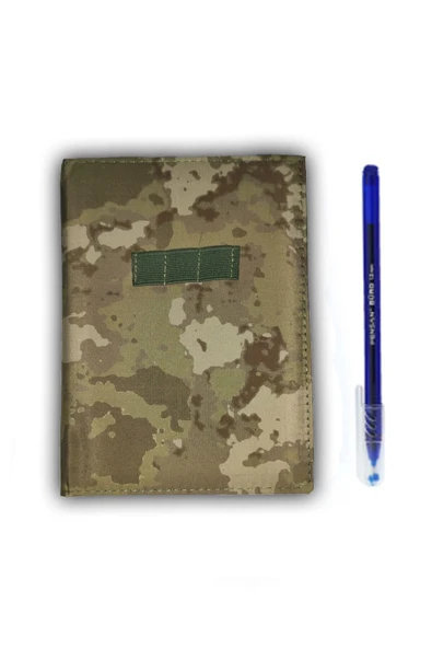 Kamuflaj Desenli Askeri Not Defteri - Kareli (20 CM - 14.5 CM) ürün görseli 1