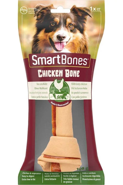 SmartBones Büyük Irk Köpekler için Tavuklu Ödül Kemiği 109 Gr ürün görseli 1