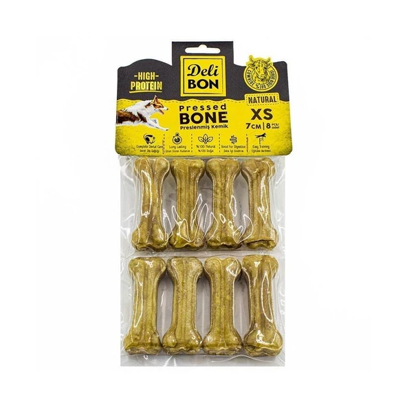 DeliBon Natural Press Köpek Ödülü 7 cm Xs 8 Adet ürün görseli 1
