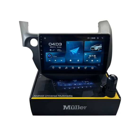 Müller Honda Jazz 2008-2013 Müller 4-64 Profesyonel Oem Multimedya 10" ürün görseli 1