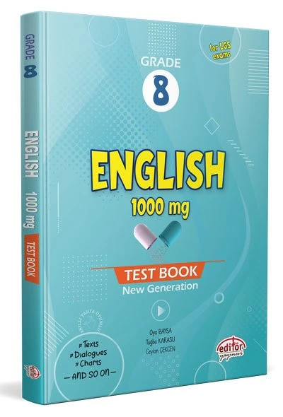 Editör Yayınları 8. Sınıf İngilizce Test Book 1000 MG ürün görseli 1