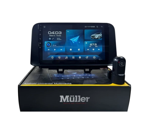 Müller Hyundai Kona 2018-2020 Müller 4-64 Profesyonel Oem Multimedya 10" ürün görseli 1