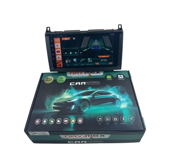 Navimex Mercedes Benz A-b 2004-2012 Navimex 6-64 Fanlı Profesyonel Oem Multimedia 9" ürün görseli 1