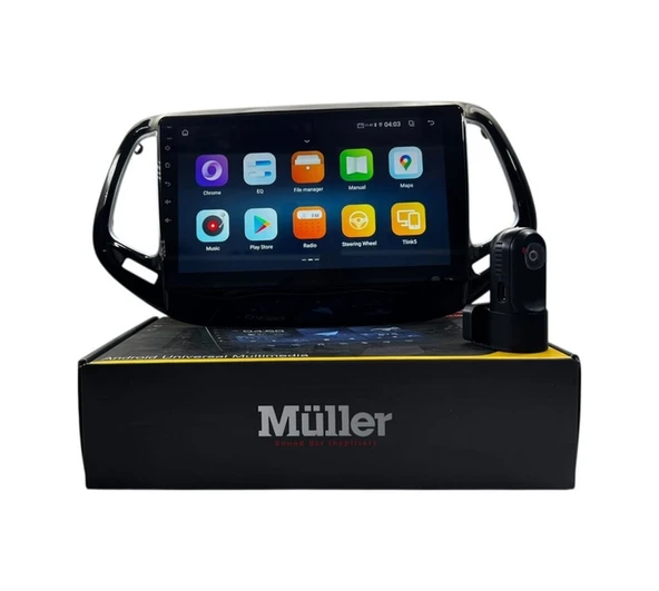 Müller Jeep Compass 2017 Müller 4-64 Profesyonel Oem Multimedya 10" - Resim 3