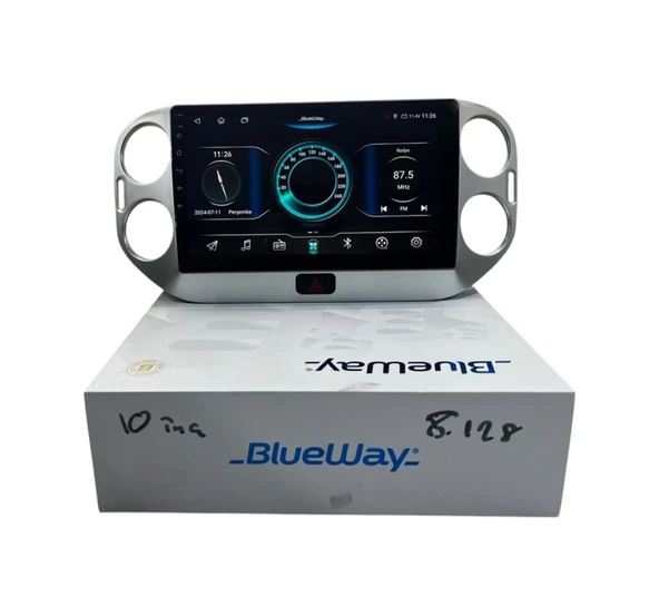 Blueway Ww Tiguan 2010-2017 Blueway 8-128 Tam Profesyonel Oem Multimedia 10" ürün görseli 1