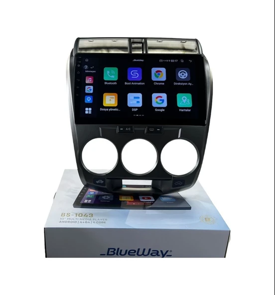 Blueway Honda City Mc 2011-2016 Blueway 4-64 Profesyonel Oem Multimedia 10" - Resim 4