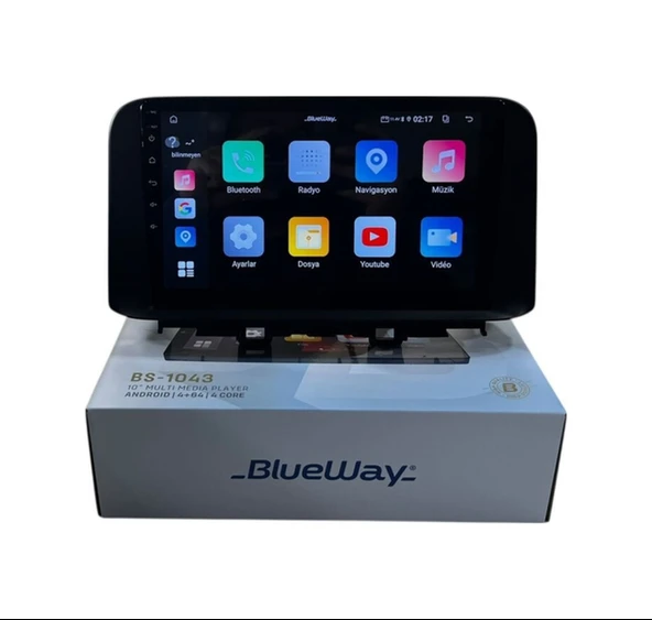 Blueway Hyundai Kona 2018-2020 Blueway 4-64 Profesyonel Oem Multimedia 10" ürün görseli 1