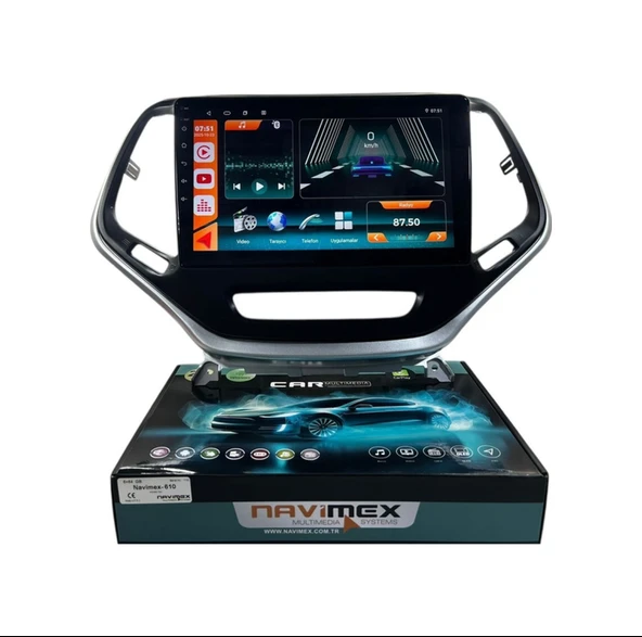 Navimex Grand Cherokee 2015-2017 Navimex 6-64 Fanlı Profesyonel Oem Multimedia 10" ürün görseli 1