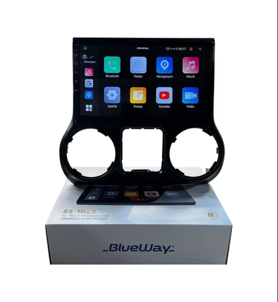 Blueway Jeep Wrangler - Rubıcon Blueway 4-64 Profesyonel Oem Multimedia 10" ürün görseli 1