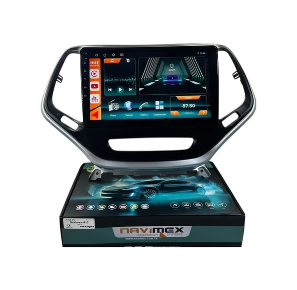 Navimex Grand Cherokee 2015-2017 Navimex 8-128 Fanlı Profesyonel Oem Multimedia ürün görseli 1