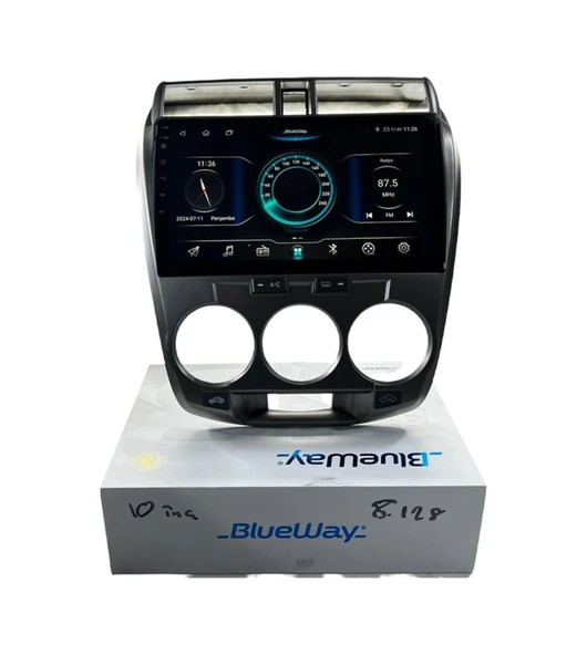 Blueway Honda City Mc 2011-2016 Blueway 8-128 Tam Profesyonel Oem Multimedia 10" ürün görseli 1