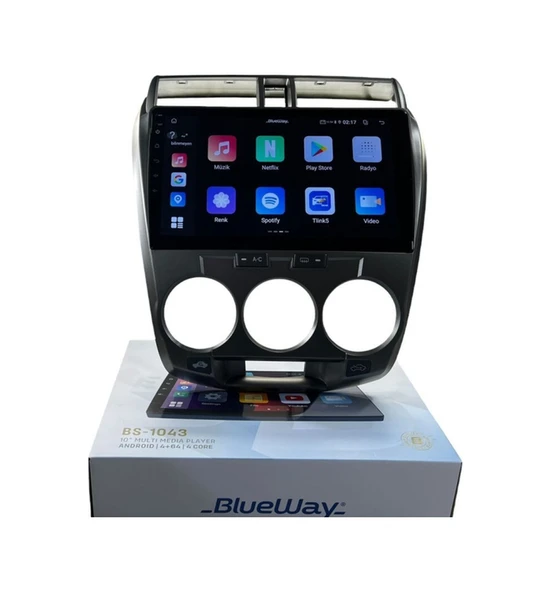 Blueway Honda City Mc 2011-2016 Blueway 4-64 Profesyonel Oem Multimedia 10" - Resim 3