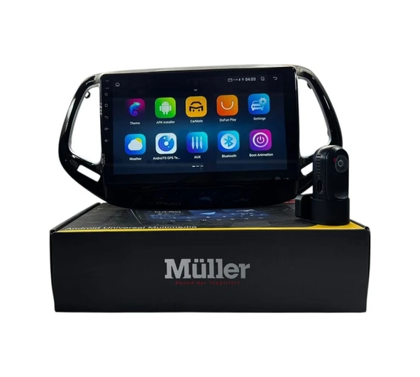 Müller Jeep Compass 2017 Müller 4-64 Profesyonel Oem Multimedya 10" - Resim 2