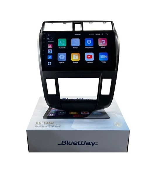 Blueway Honda City Ac 2008-2013 Blueway 4-64 Profesyonel Oem Multimedia 10" ürün görseli 1