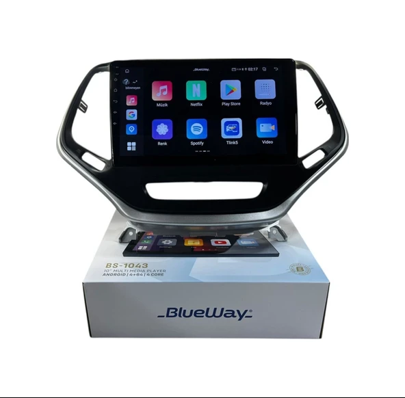 Blueway Grand Cherokee 2015-2017 Blueway 4-64 Profesyonel Oem Multimedia 10" - Resim 3
