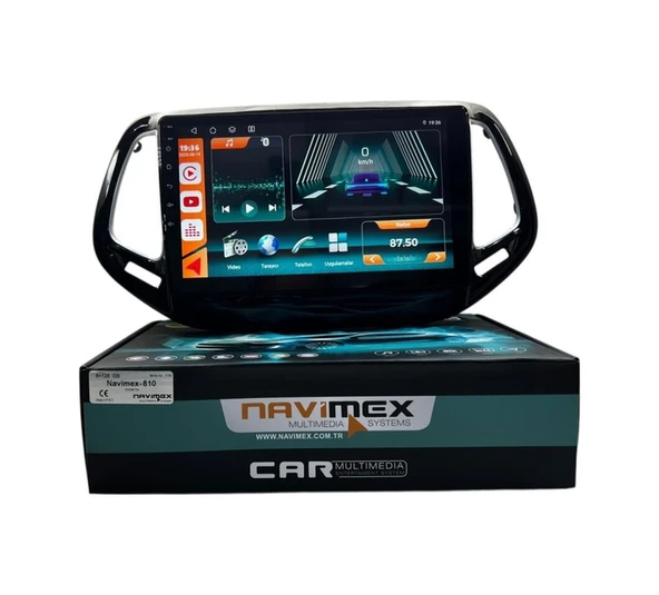 Navimex Jeep Compass 2017 Navimex 8-128 Fanlı Profesyonel Oem Multimedia ürün görseli 1