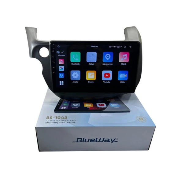 Blueway Honda Jazz 2008-2013 Blueway 4-64 Profesyonel Oem Multimedia 10" ürün görseli 1