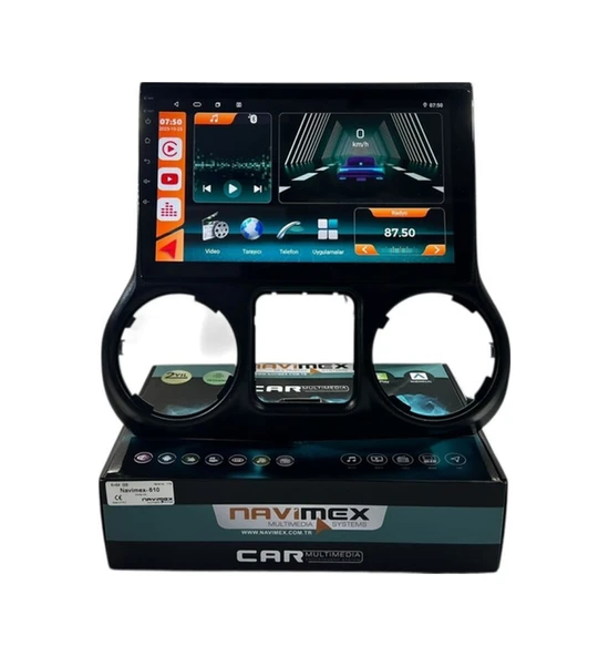 Navimex Jeep Wrangler - Rubıcon Navimex 6-64 Fanlı Profesyonel Oem Multimedia 10" ürün görseli 1