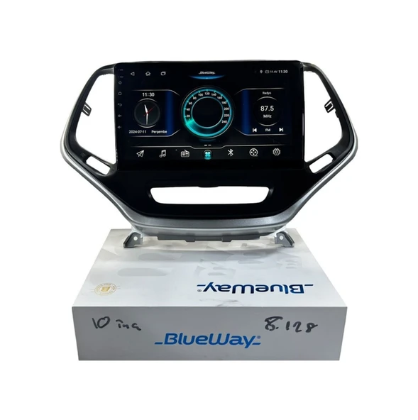 Blueway Grand Cherokee 2015-2017 Blueway 8-128 Tam Profesyonel Oem Multimedia 10" ürün görseli 1