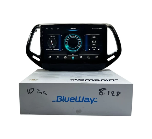 Blueway Jeep Compass 2017 Blueway 8-128 Tam Profesyonel Oem Multimedia 10" ürün görseli 1