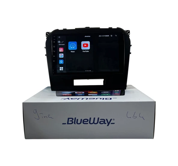 Blueway Suzuki Vitara 2015-2022 Blueway 4-64 Profesyonel Oem Multimedia 9" - Resim 5