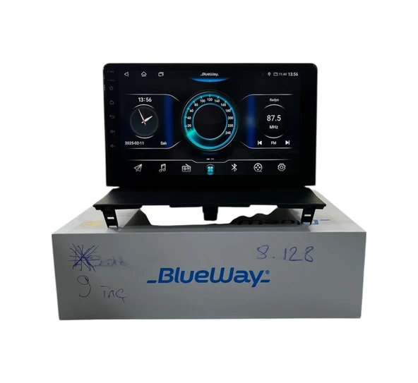 Blueway Berlingo - Partner 2001-2008 Blueway 8-128 Tam Profesyonel Oem Multimedia 9" ürün görseli 1