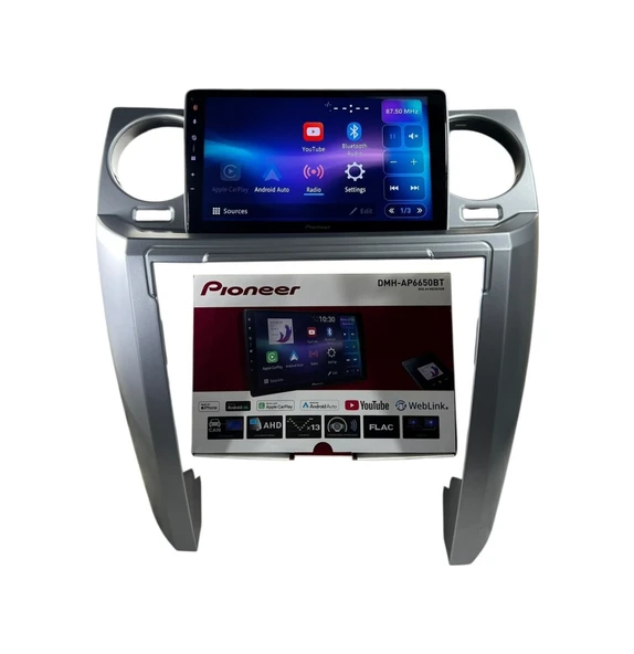 Pioneer Land Rover Discovery 2005-2009 Pioneer 4-64 Tam Profesyonel Oem Multimedia 9" ürün görseli 1