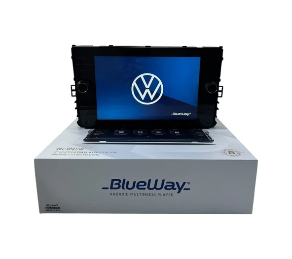 Blueway Tüm Yeni Wolkswagenlerin Android Tam Profesyonel Multimedia Polo-golf-passat-tiguan-troc-caddy 9" ürün görseli 1