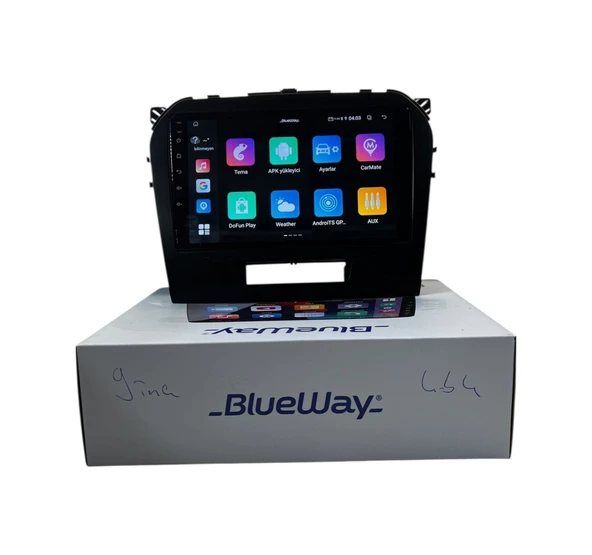 Blueway Suzuki Vitara 2015-2022 Blueway 4-64 Profesyonel Oem Multimedia 9" - Resim 3