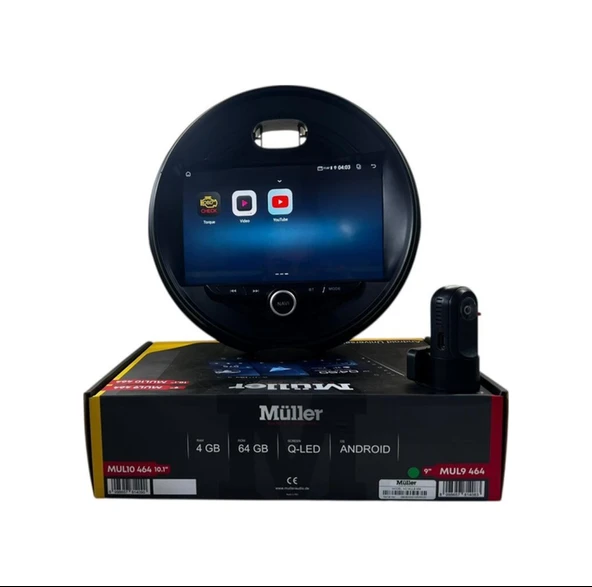 Müller Mini Cooper 2015-2019 Müller 4-64 Profesyonel Oem Multimedya 9" - Resim 4