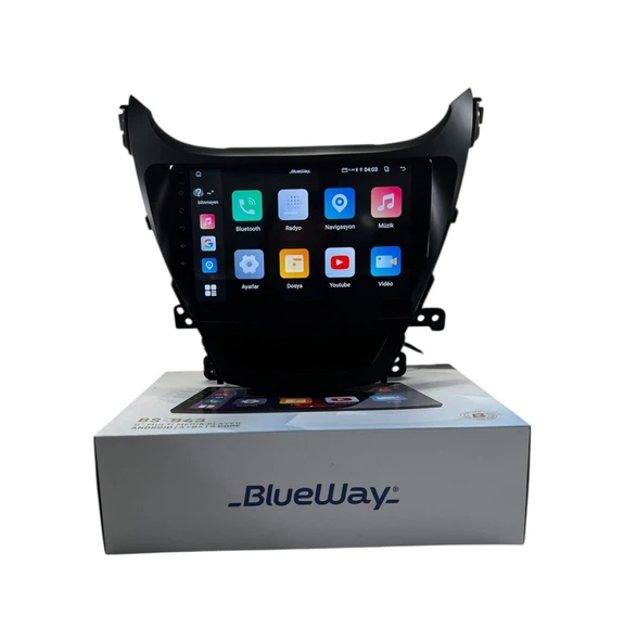 Blueway Hyundai Elentra 2014-2016 Blueway 4-64 Profesyonel Oem Multimedia 9" ürün görseli 1