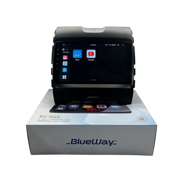 Blueway Ford Edge 2016-2019 Blueway 4-64 Profesyonel Oem Multimedia 9" - Resim 5