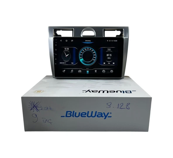 Blueway Ford Fiesta 2006-2011 Blueway 8-128 Tam Profesyonel Oem Multimedia 9" ürün görseli 1