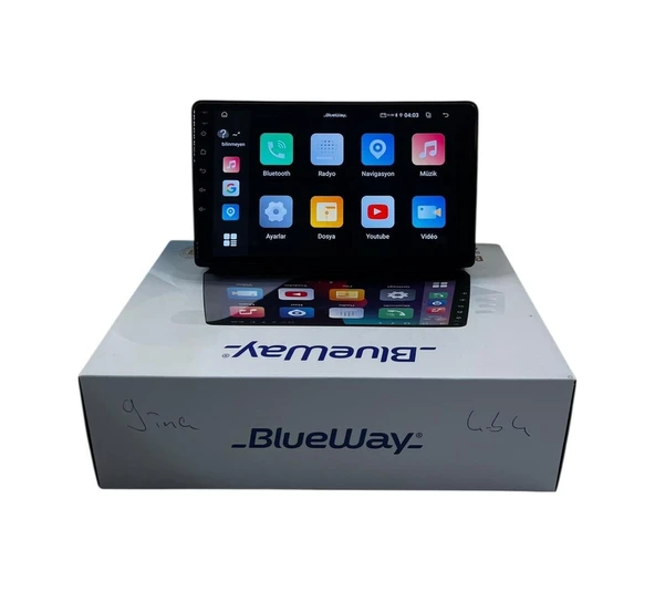 Blueway Hyundai Elentra 2004-2012 Blueway 4-64 Profesyonel Oem Multimedia 9" ürün görseli 1