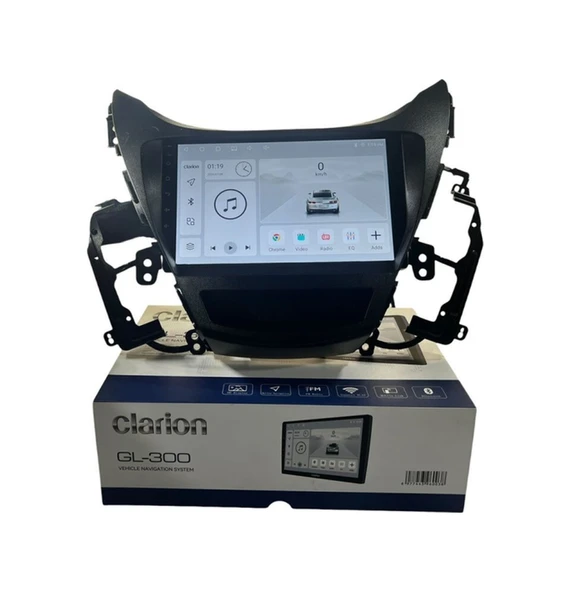 Clarion Hyundai Elentra 2012-2014 Clarion 4-64 Tam Profesyonel Oem Multimedia 9" ürün görseli 1