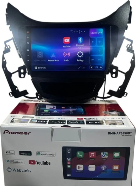 Pioneer Hyundai Elentra 2012-2014 Pioneer 4-64 Tam Profesyonel Oem Multimedia 9" ürün görseli 1