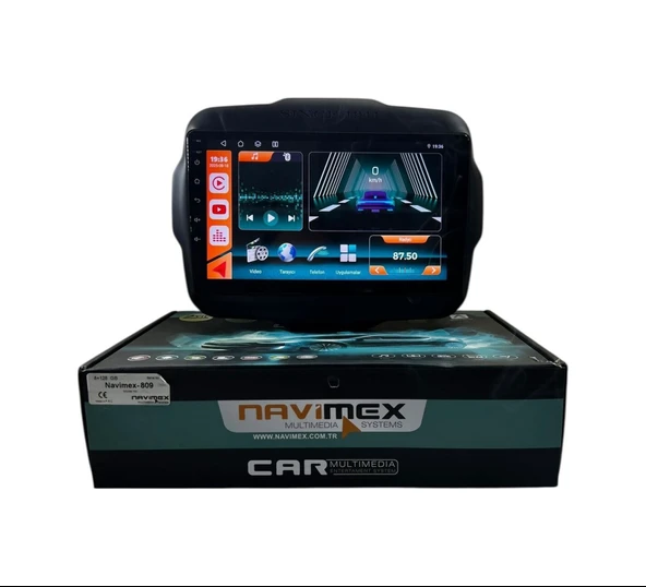 Navimex Jeep Renegade 2014-2023 Navimex 8-128 Fanlı Profesyonel Oem Multimedia ürün görseli 1