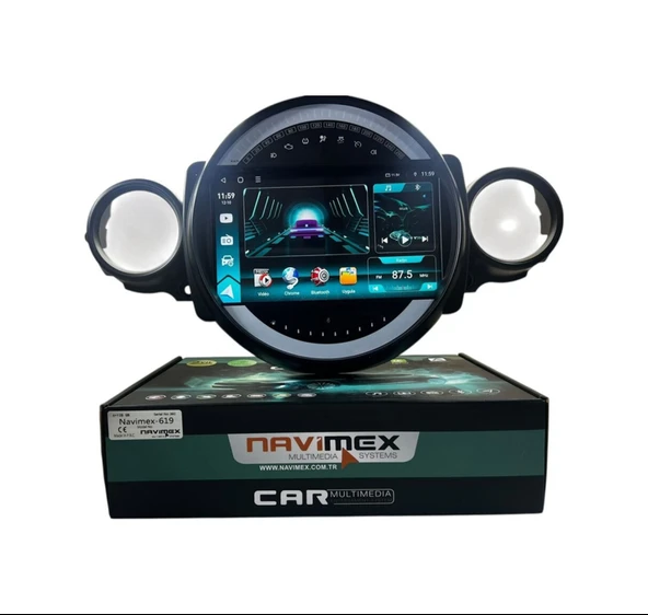 Navimex Mini Cooper 2007-2011 Navimex 6-64 Fanlı Profesyonel Oem Multimedia ürün görseli 1