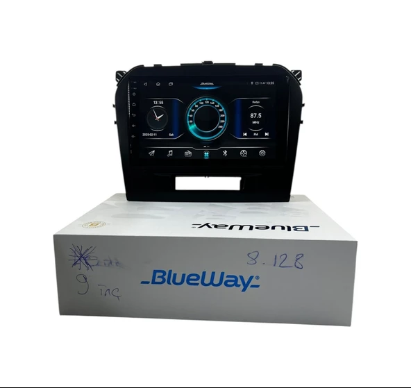 Blueway Suzuki Vitara 2015-2022 Blueway 8-128 Tam Profesyonel Oem Multimedia 9" ürün görseli 1