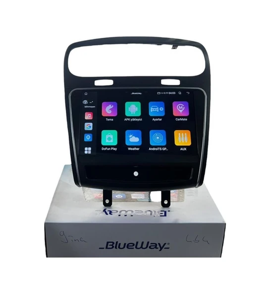 Blueway Dodge Journey 2012-2016 Blueway 4-64 Profesyonel Oem Multimedia 9" - Resim 2
