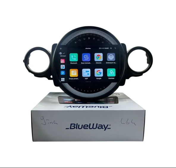 Blueway Mini Cooper 2007-2011 Blueway 4-64 Profesyonel Oem Multimedia 9" - Resim 4