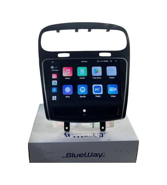 Blueway Dodge Journey 2012-2016 Blueway 4-64 Profesyonel Oem Multimedia 9" - Resim 3