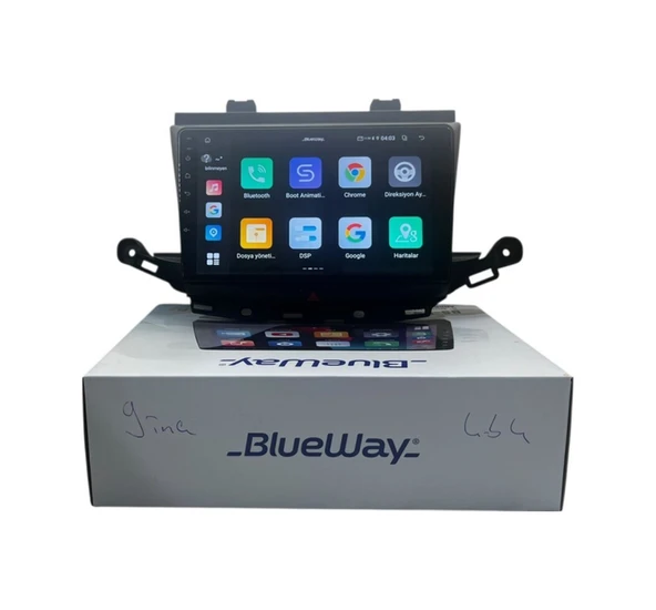 Blueway Opel Astra K Blueway 4-64 Profesyonel Oem Multimedia 9" - Resim 3