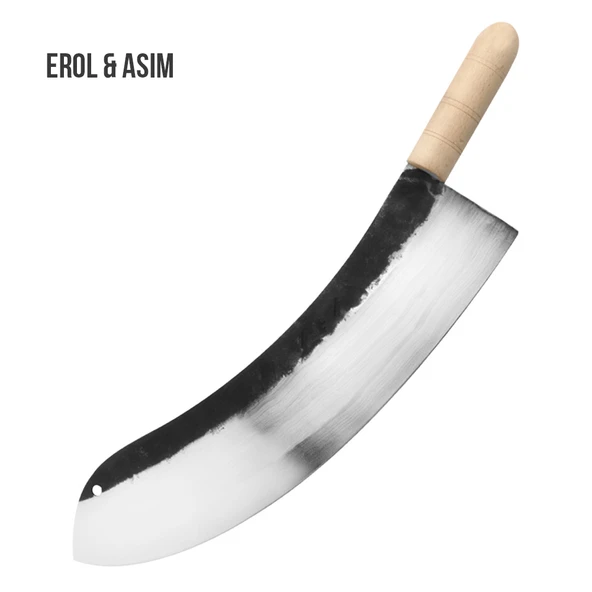 Ahşap Saplı Karbon Çelik Zırh 55 Cm ürün görseli 1