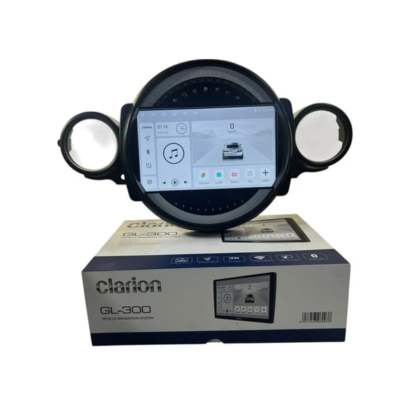 Clarion Mini Cooper 2007-2011 Clarion 4-64 Tam Profesyonel Oem Multimedia 9" ürün görseli 1