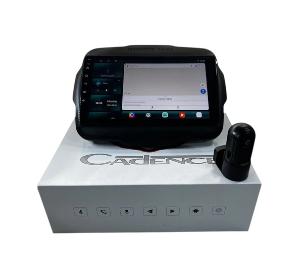 Cadence Jeep Renegade 2014-2023 Cadence R15 Dvr Kayıt Cihazlı Pro Oem Multimedia ürün görseli 1