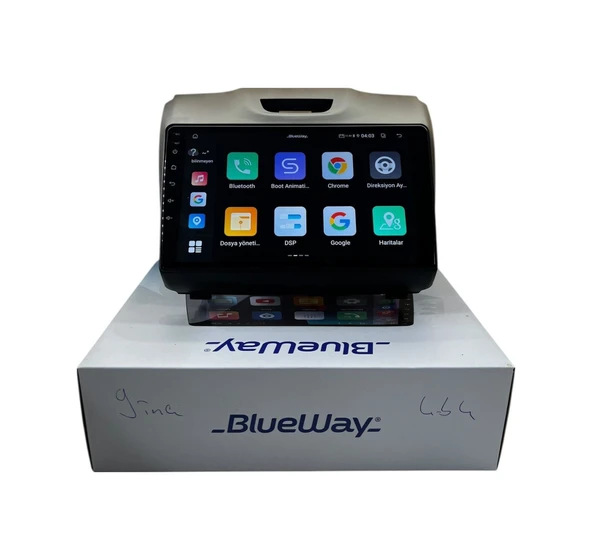 Blueway İsuzu D Max 2012-2019 Blueway 4-64 Profesyonel Oem Multimedia 9" - Resim 2